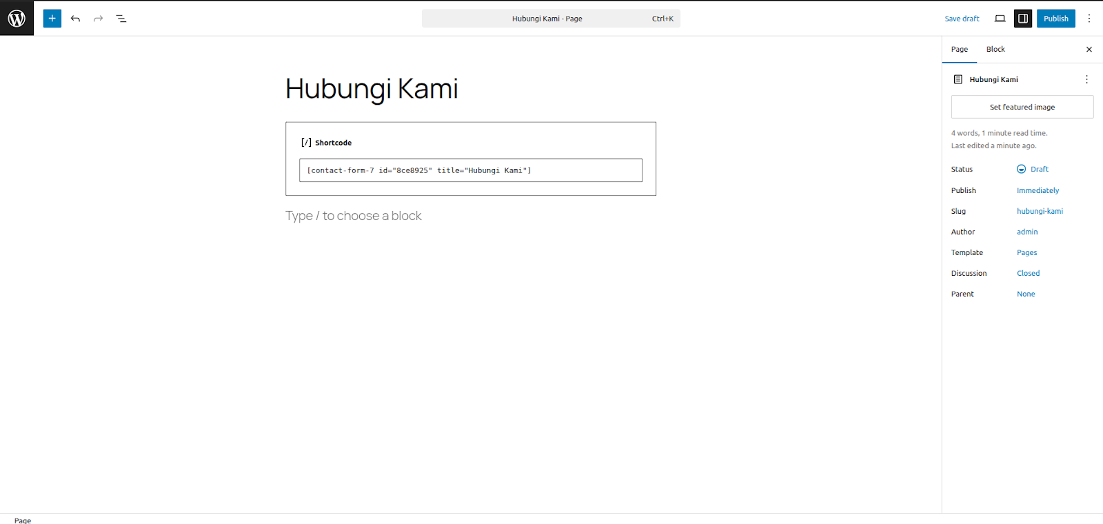 Cara Memasang Plugin Contact Form WordPress