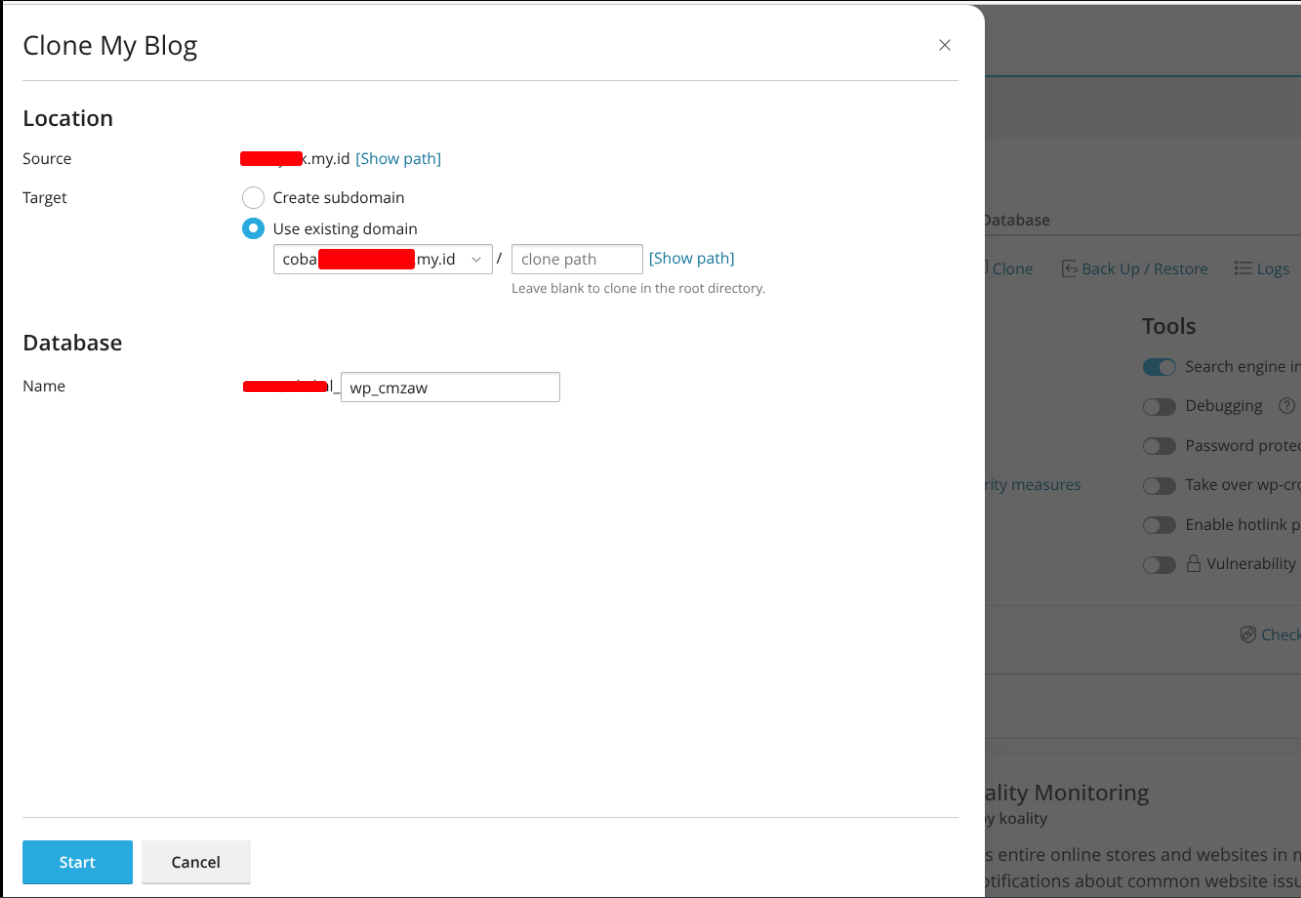 Tutorial Cloning WordPress di cPanel Hosting