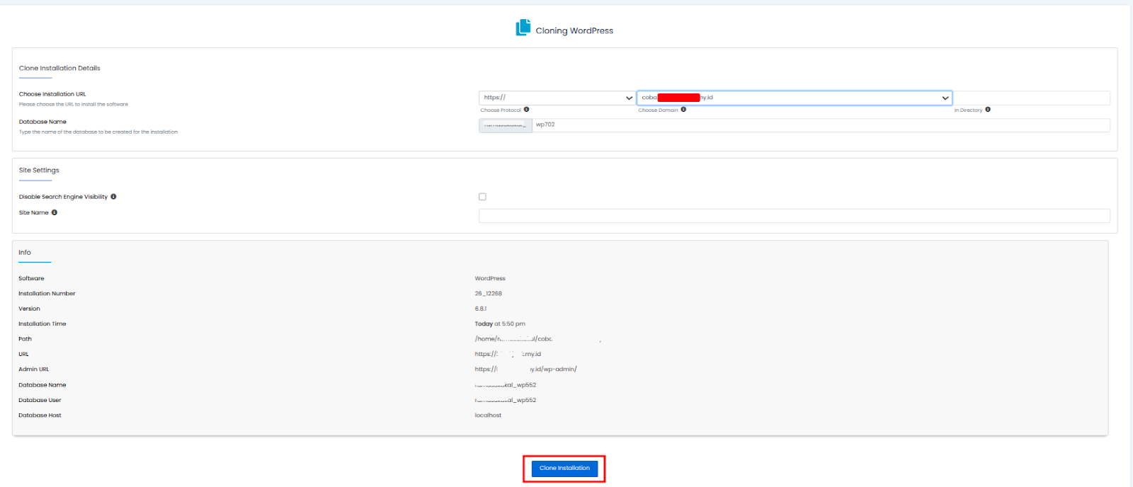Tutorial Cloning WordPress di cPanel Hosting