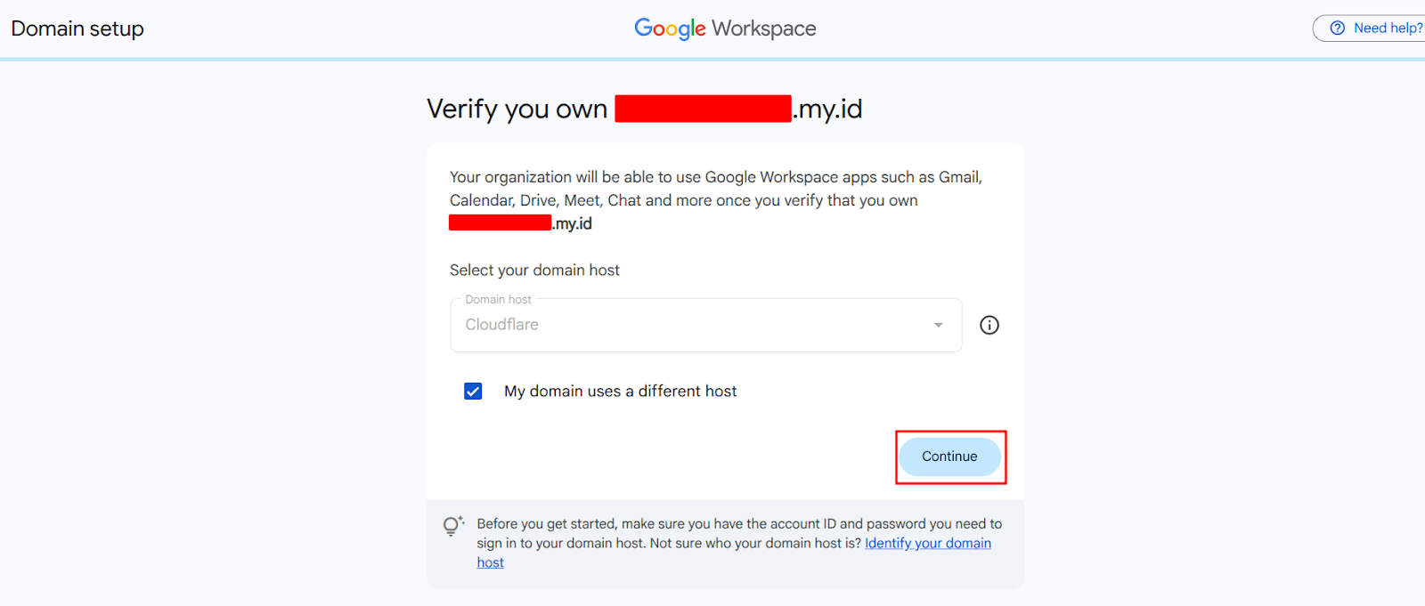 Cara Verifikasi Domain Google Workspace di cPanel