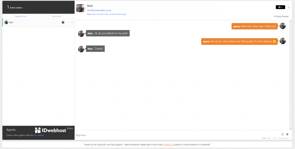 Pasang Live Chat Support di WordPress