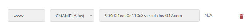 cara custom domain di Vercel