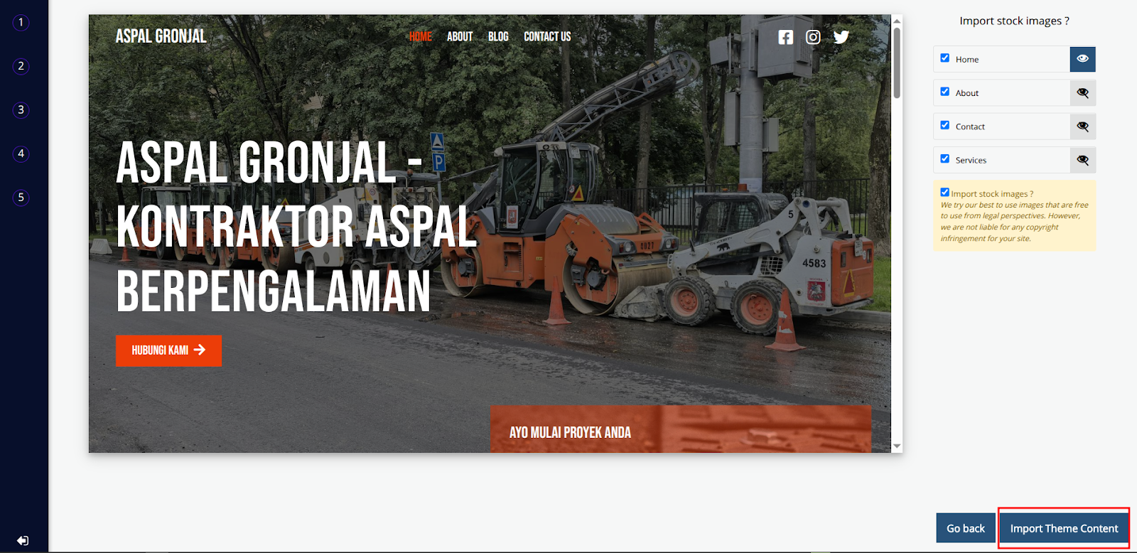 cara bikin website pakai SitePad AI Builder