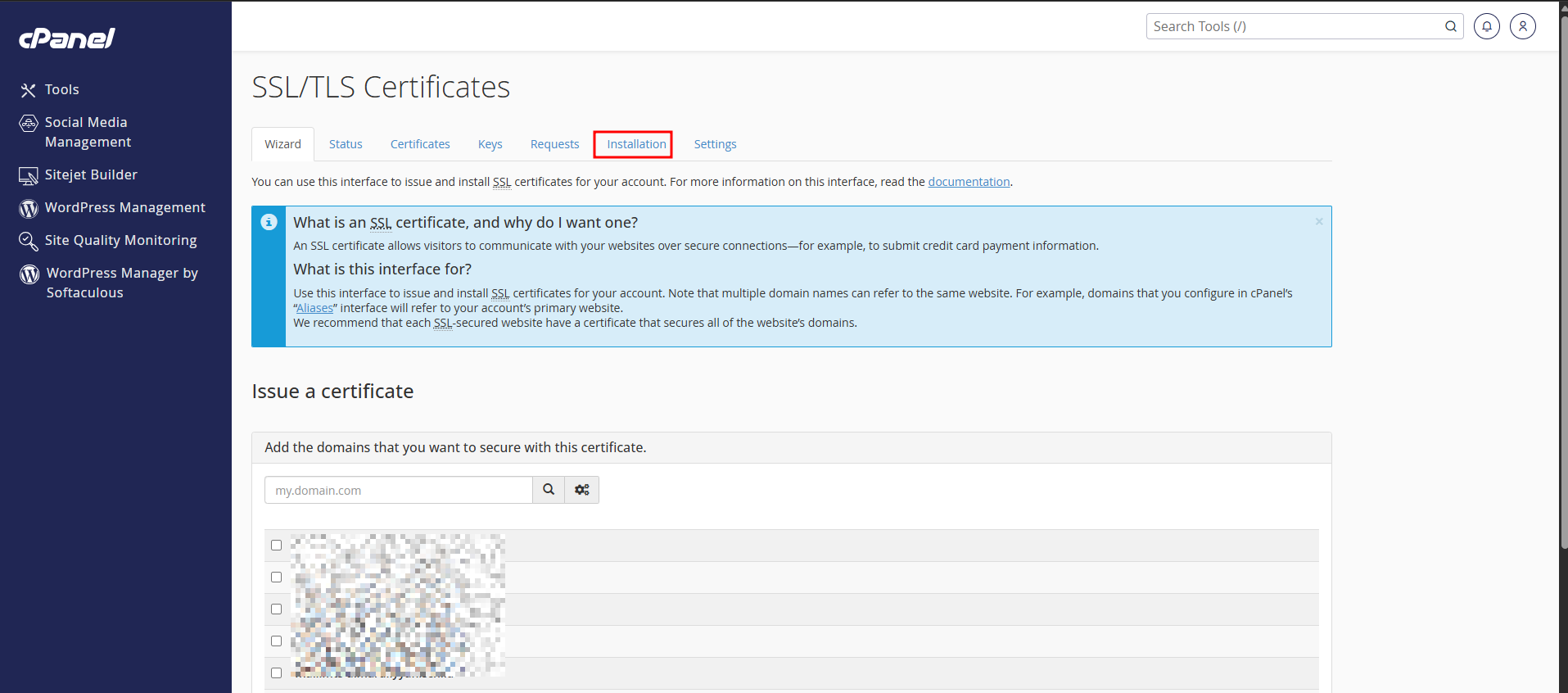 Cara Install SSL di cPanel