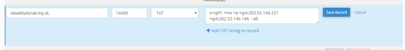 Cara Setting DNS Email di Server Lain