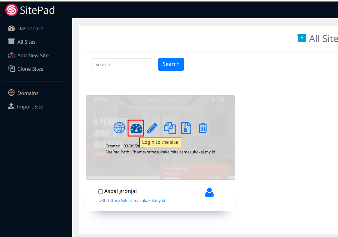 cara bikin website pakai SitePad AI Builder