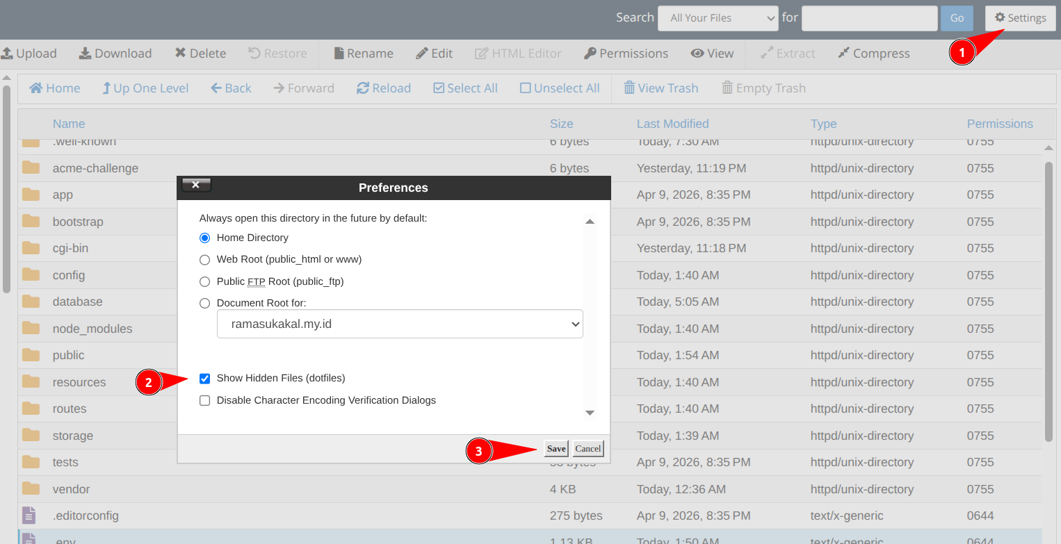 Cara Upload Laravel ke cPanel