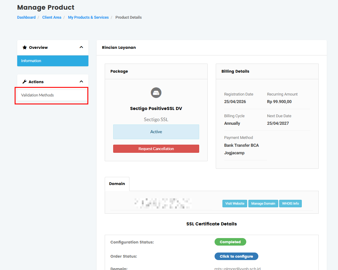 Cara Install SSL di cPanel