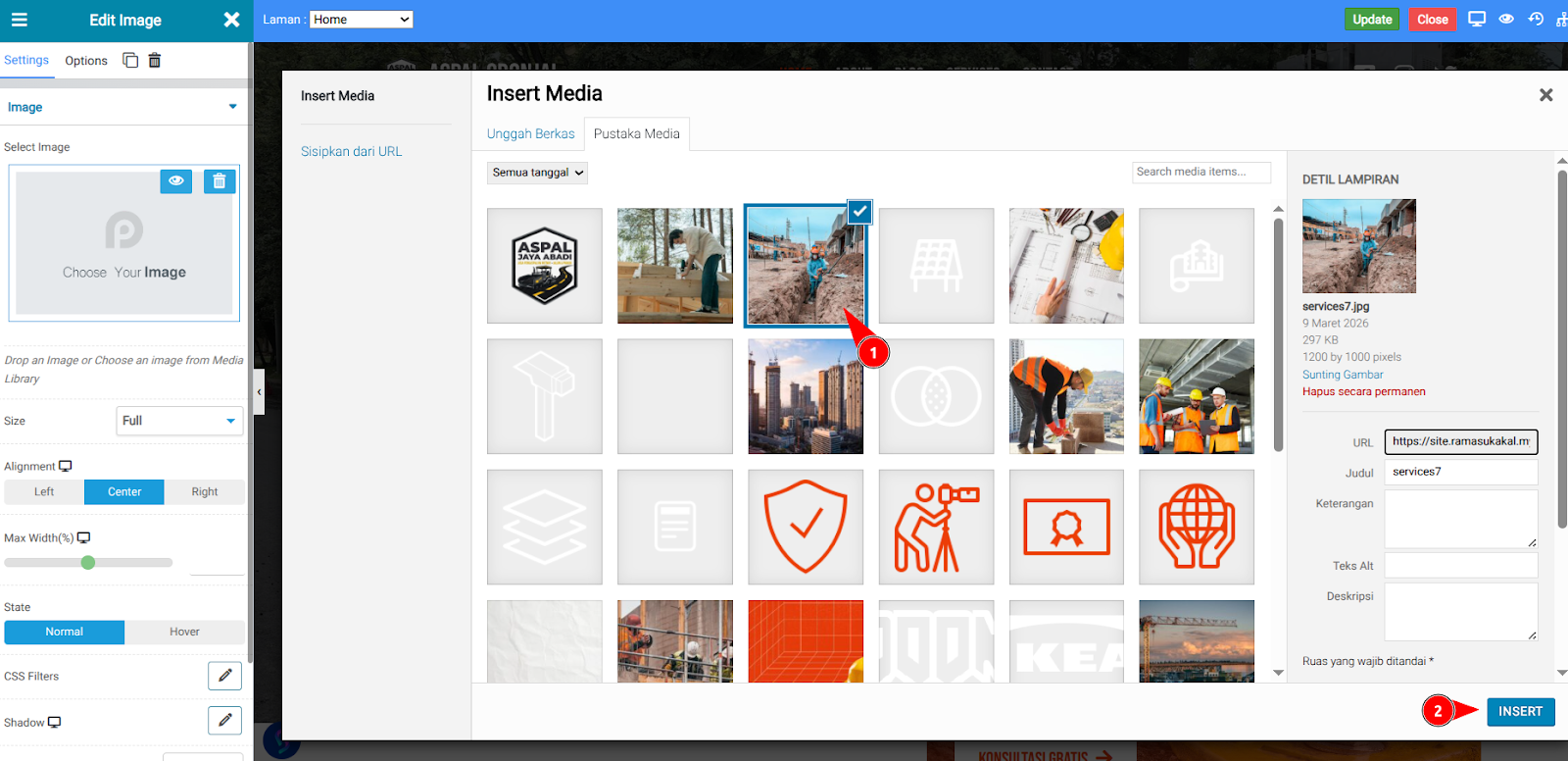cara bikin website pakai SitePad AI Builder