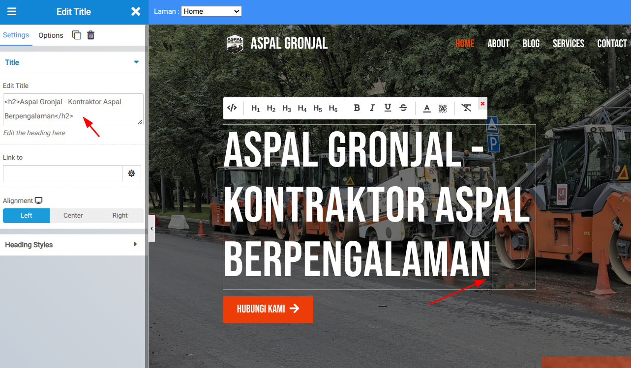 cara bikin website pakai SitePad AI Builder