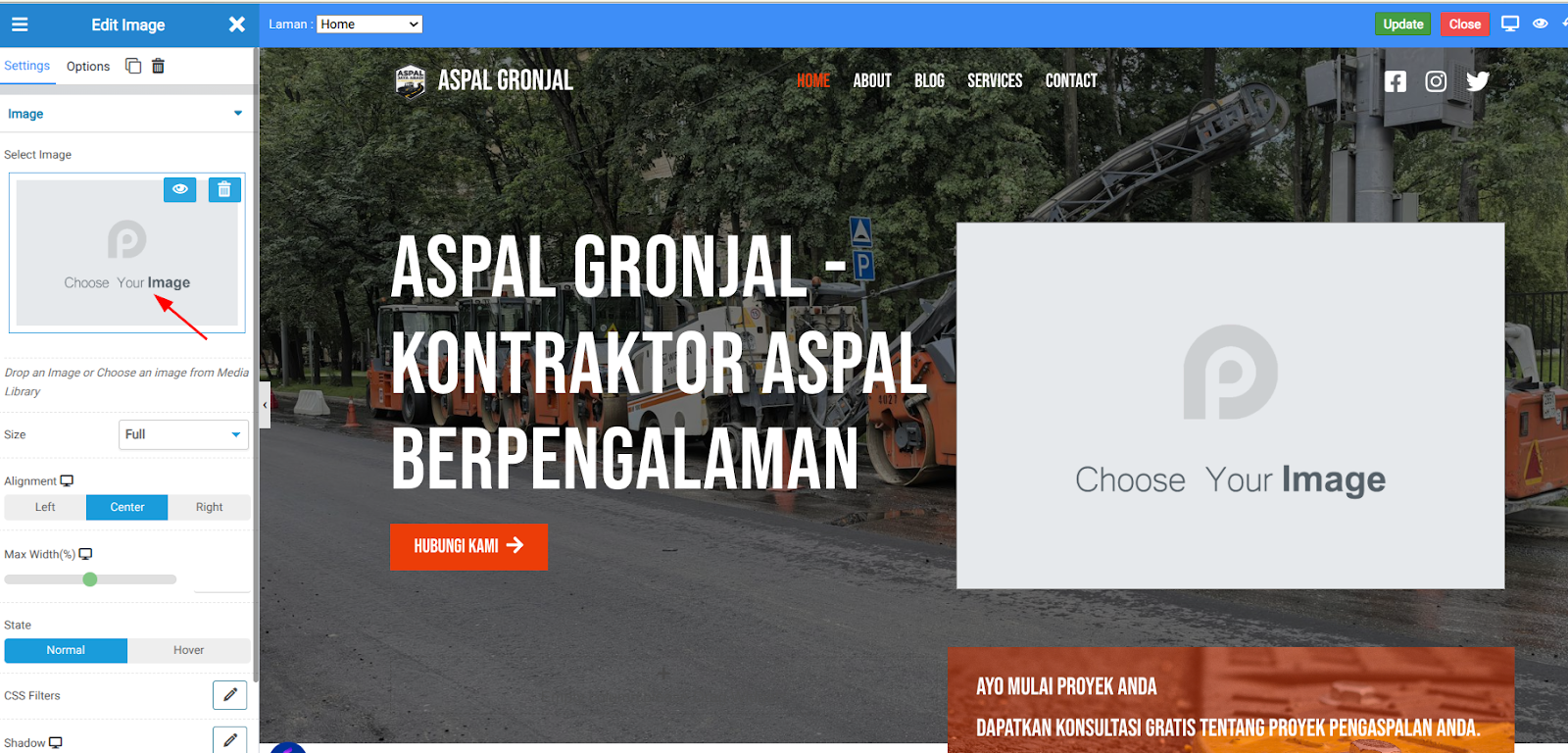 cara bikin website pakai SitePad AI Builder