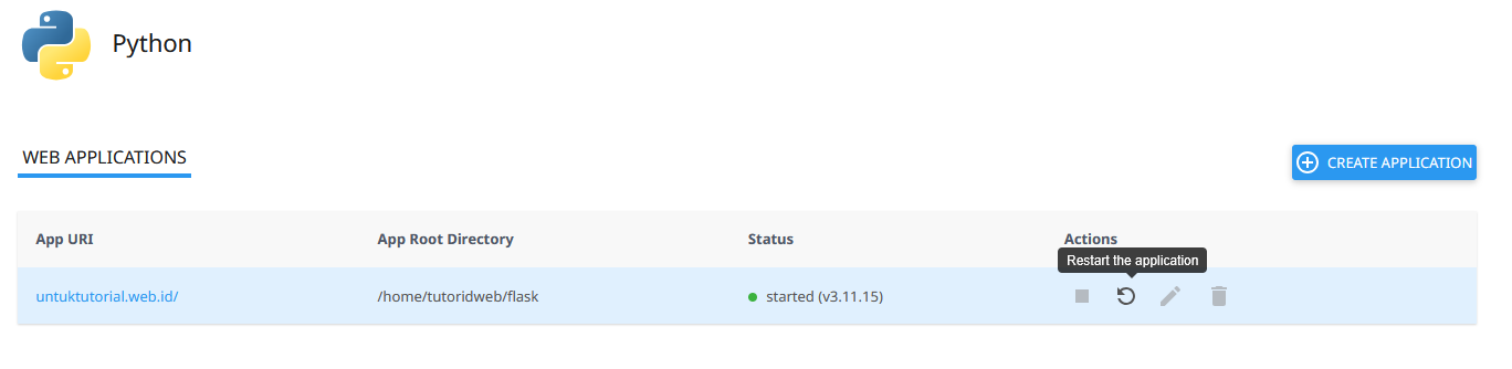 Cara Install Flask Python di cPanel