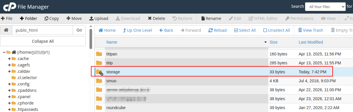 panduan membuat Symlink di cPanel hosting