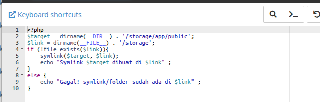 panduan membuat Symlink di cPanel hosting
