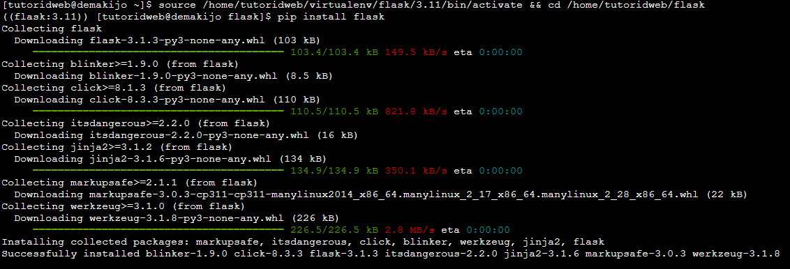 Cara Install Flask Python di cPanel
