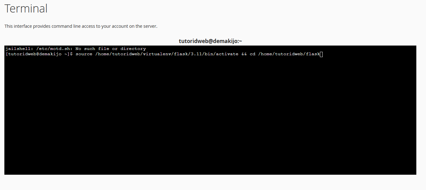 Cara Install Flask Python di cPanel