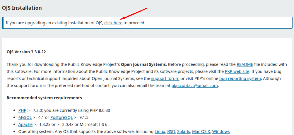 Upgrade Minor OJS 3.3.0.15 ke 3.3.0.22 Manual