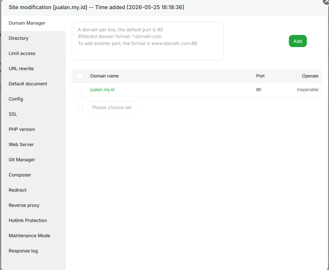 Cara Instal Custom SSL di aaPanel