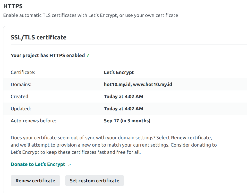 cara custom domain Netlify