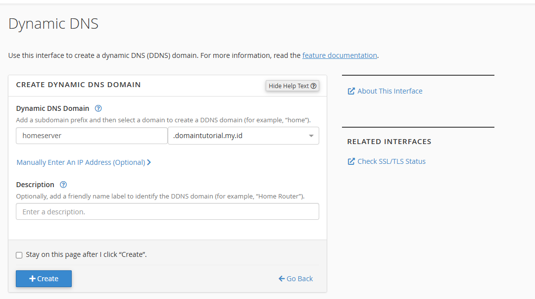 Cara Akses Server Lokal Pakai IP Dinamis cPanel