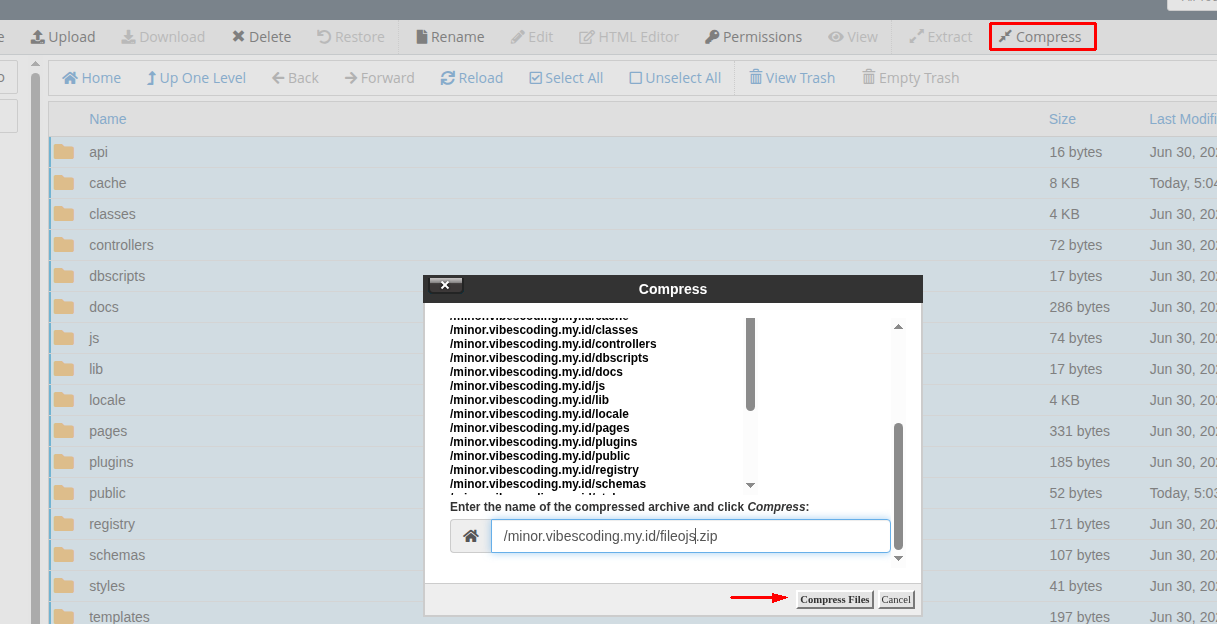 Upgrade Minor OJS 3.3.0.15 ke 3.3.0.22 Manual