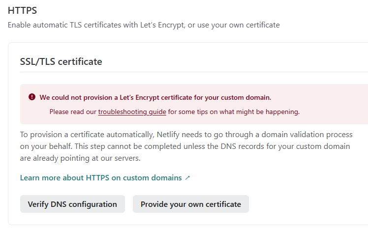 cara custom domain Netlify