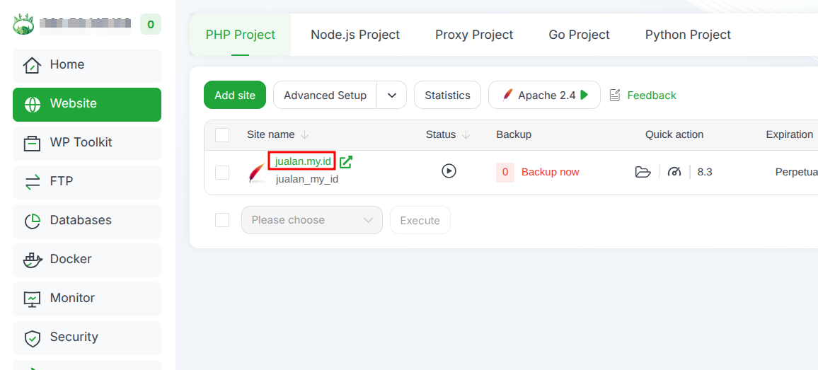 Cara Instal Custom SSL di aaPanel