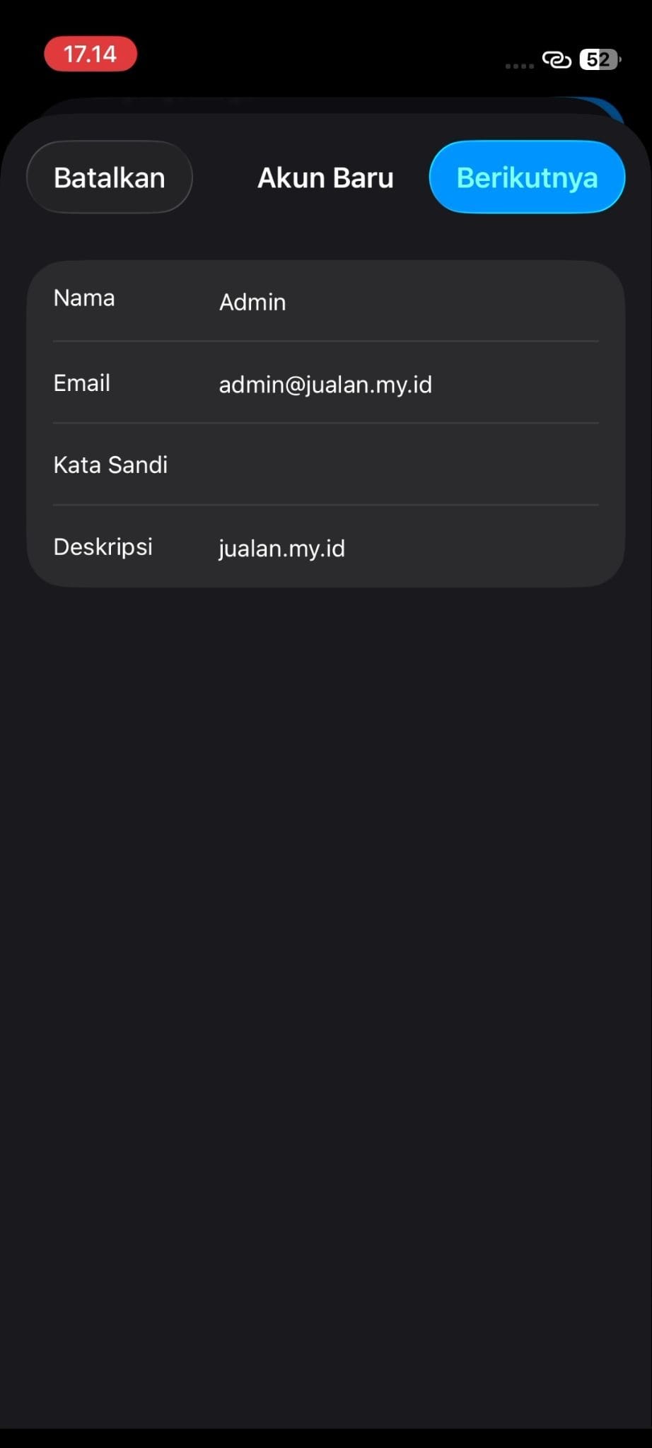 Cara Setting Email Webmail di iPhone