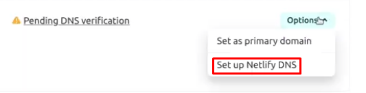 cara custom domain Netlify