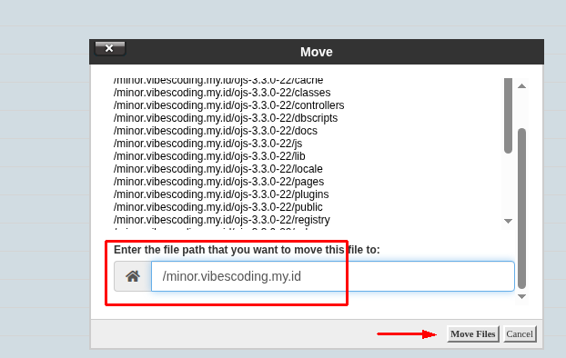 Upgrade Minor OJS 3.3.0.15 ke 3.3.0.22 Manual