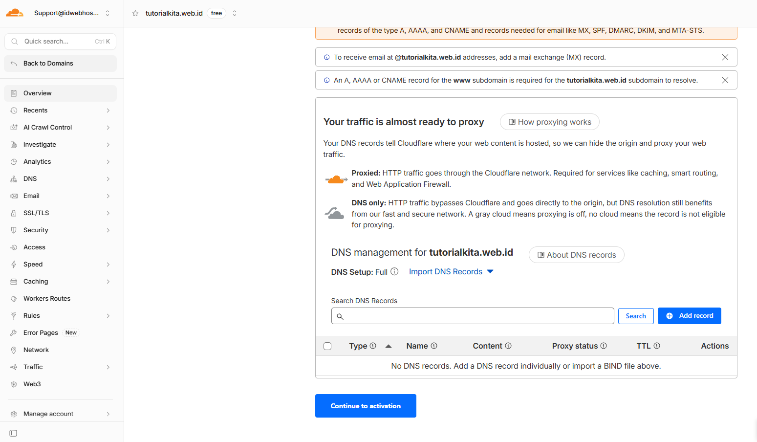 Cara Menambahkan Domain ke Cloudflare Pages