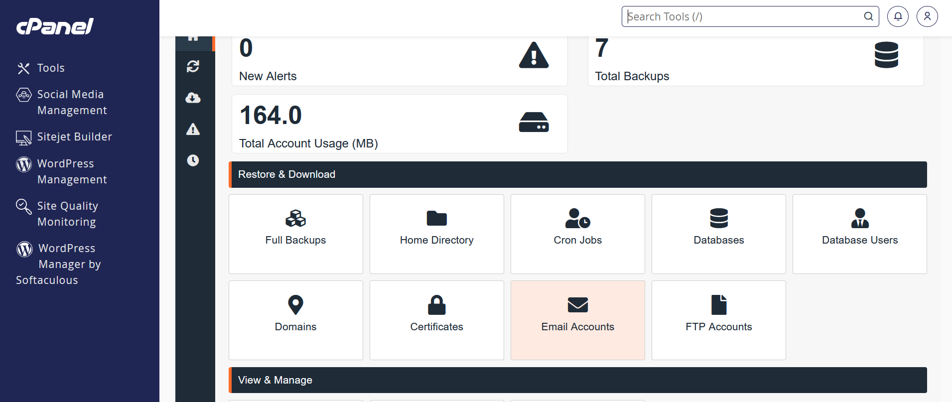 Cara Restore Email via JetBackup cPanel