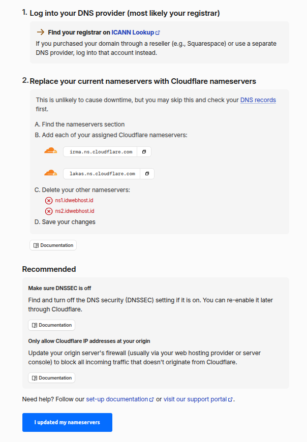 cara domain forwarding menggunakan Page Rules di Cloudflare