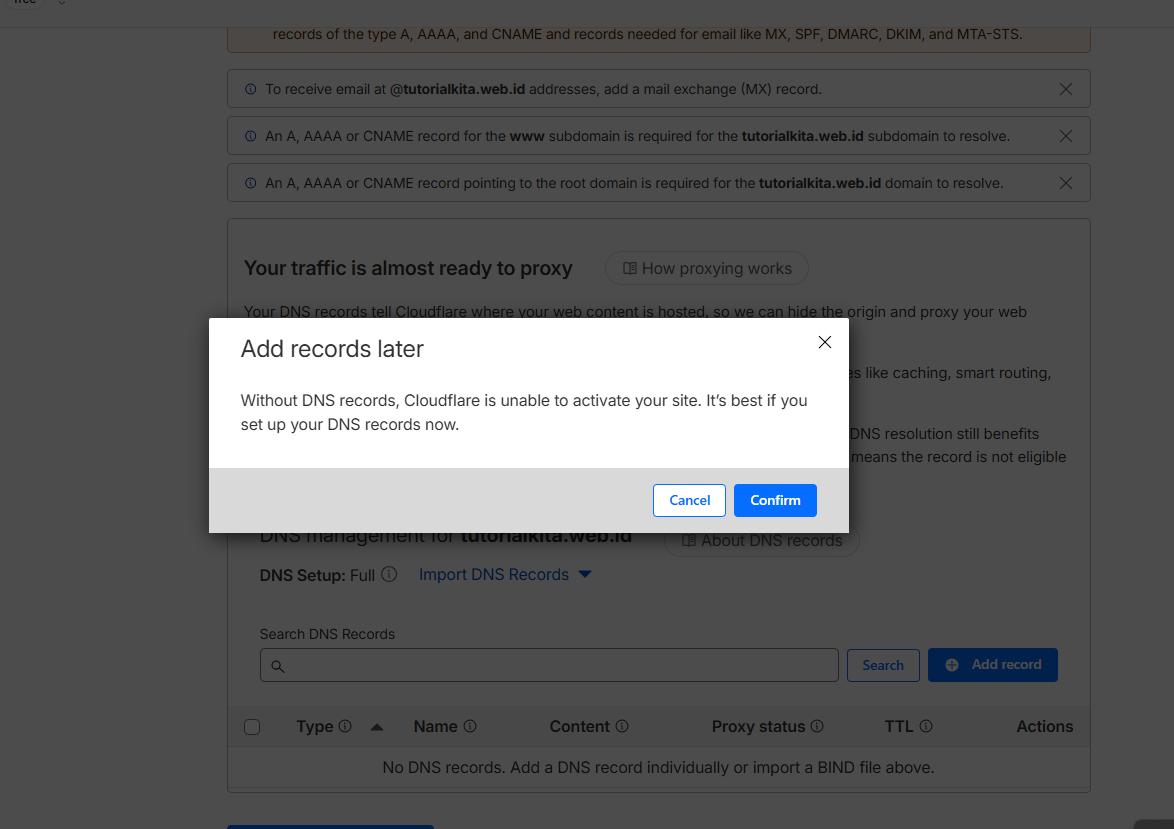 Cara Menambahkan Domain ke Cloudflare Pages