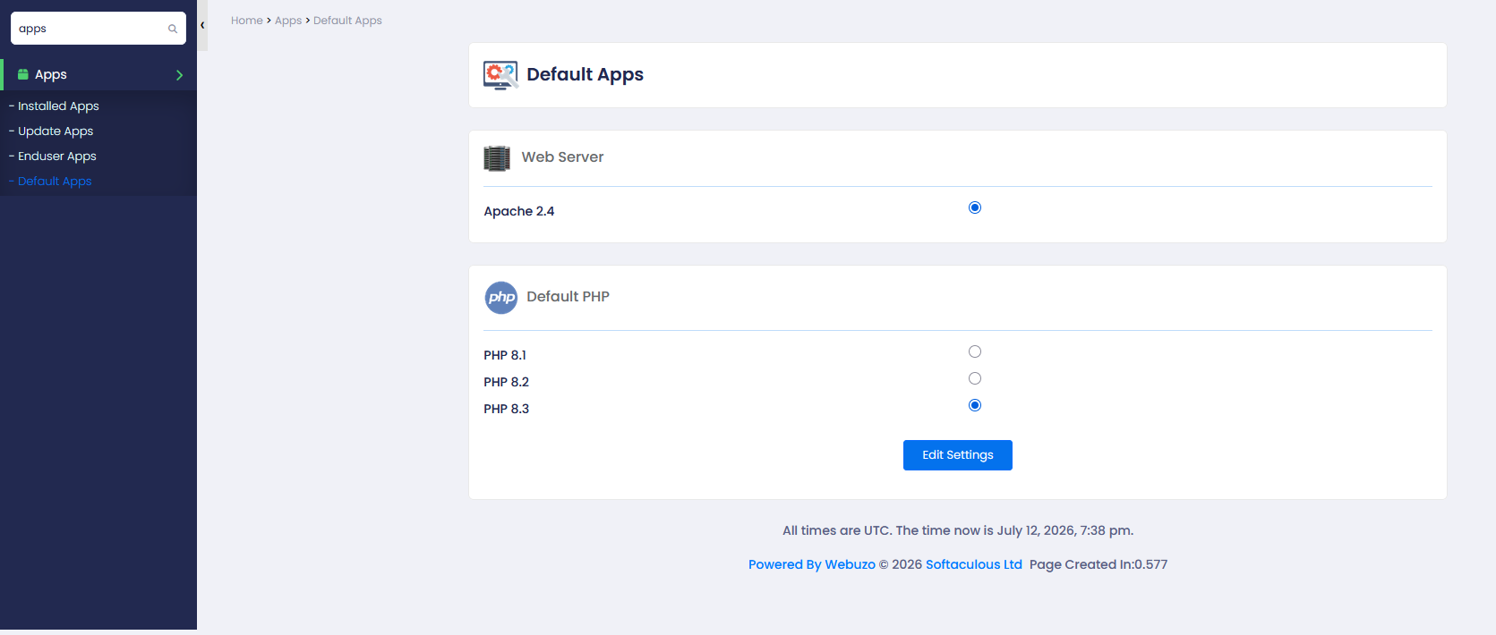 Cara Install & Ganti Versi PHP 8.3 di Webuzo