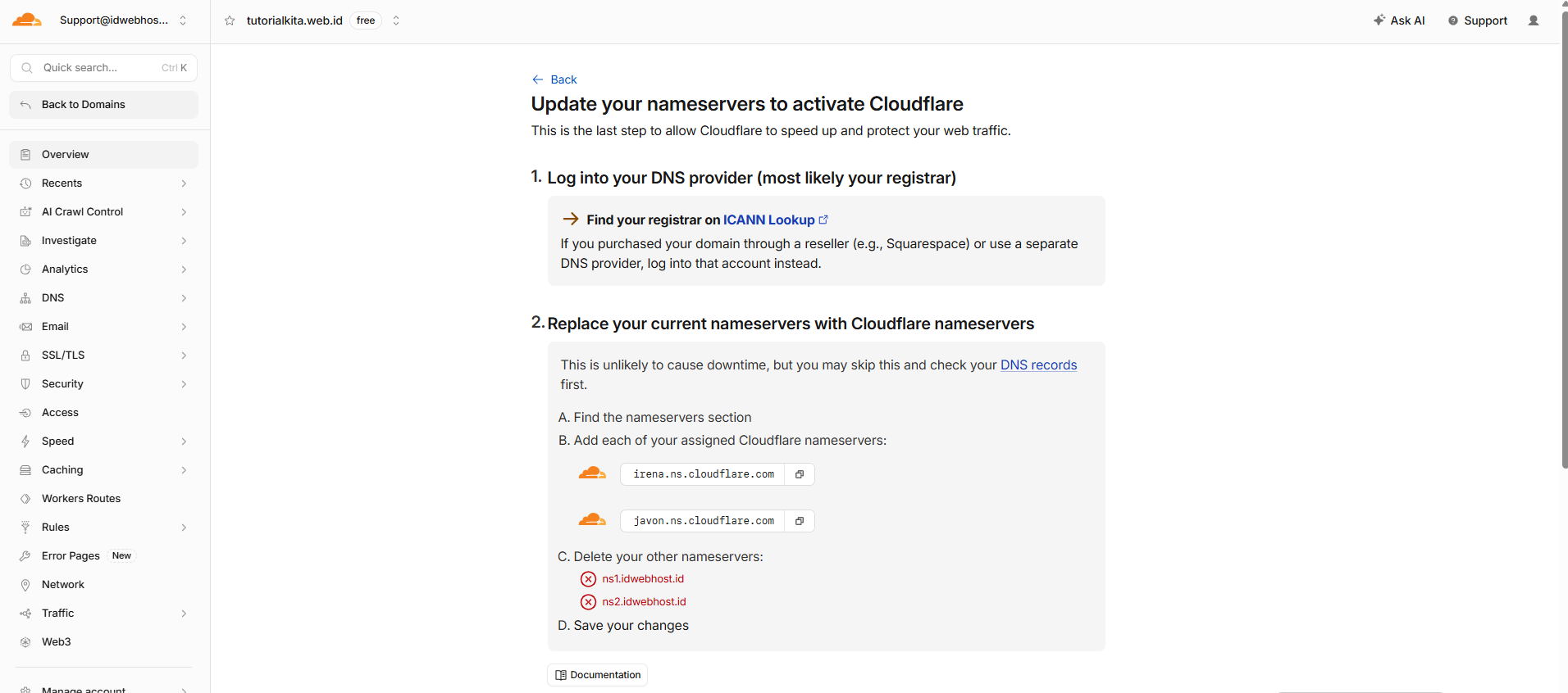 Cara Menambahkan Domain ke Cloudflare Pages