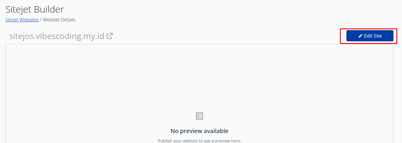 Cara Migrasi Sitejet ke Domain Baru Secara Mandiri,
