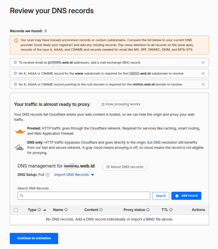 cara domain forwarding menggunakan Page Rules di Cloudflare