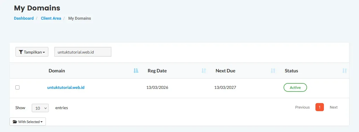 cara pasang domain kustom di website Canva