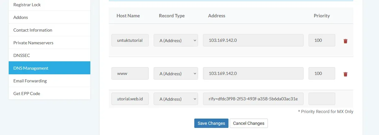 cara pasang domain kustom di website Canva