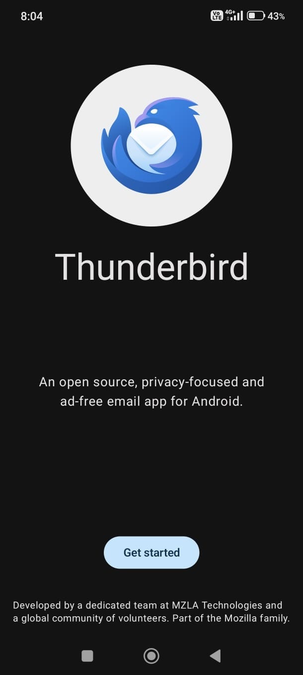 Cara Setup Email Hosting di Thunderbird Android