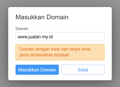 Cara Custom Domain di Berdu