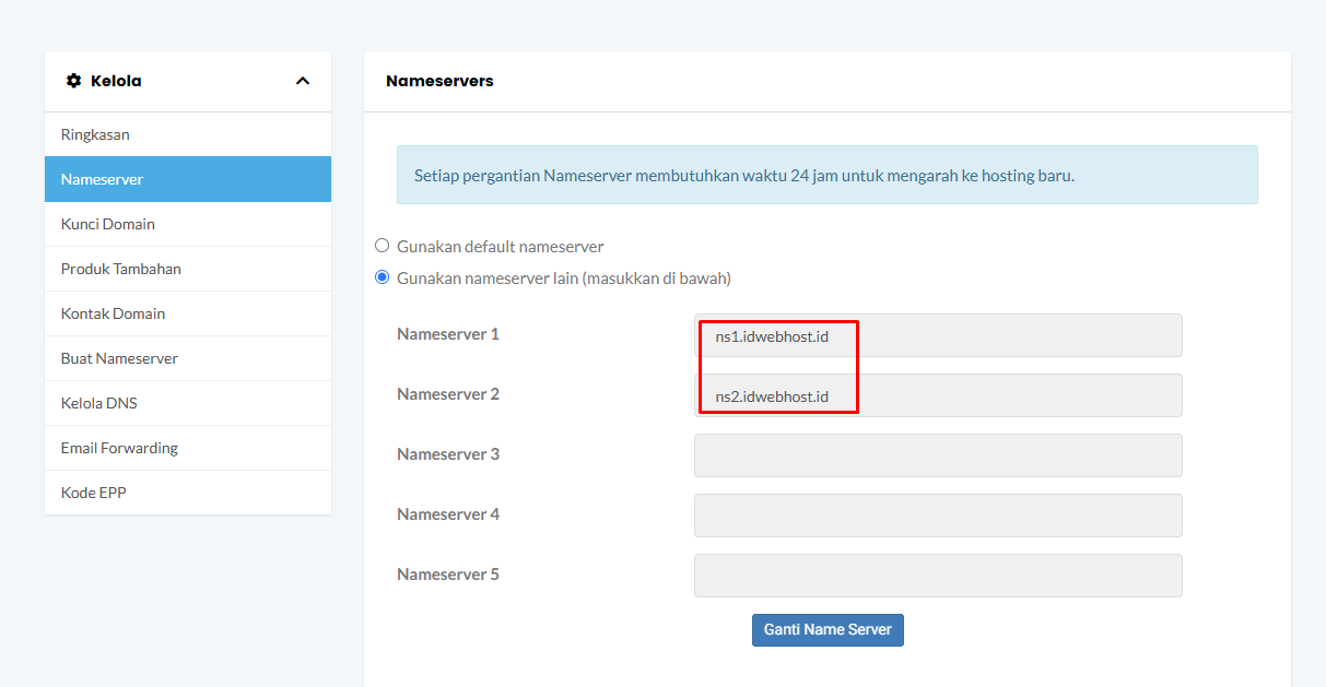 Cara Custom Domain di Berdu