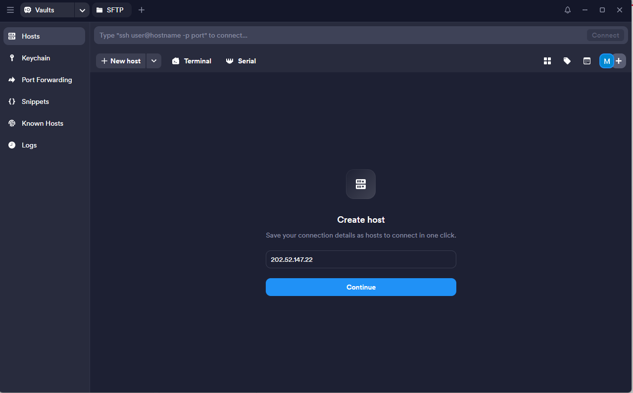 Cara Menggunakan Termius untuk Koneksi SSH ke Server