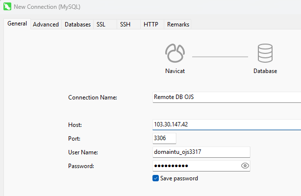 Cara Remote Database cPanel Pakai Navicat
