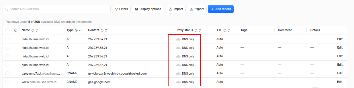 Cara Custom Domain Blogspot Pakai Cloudflare