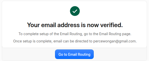 Cara Setting Email Forwarding via Cloudflare