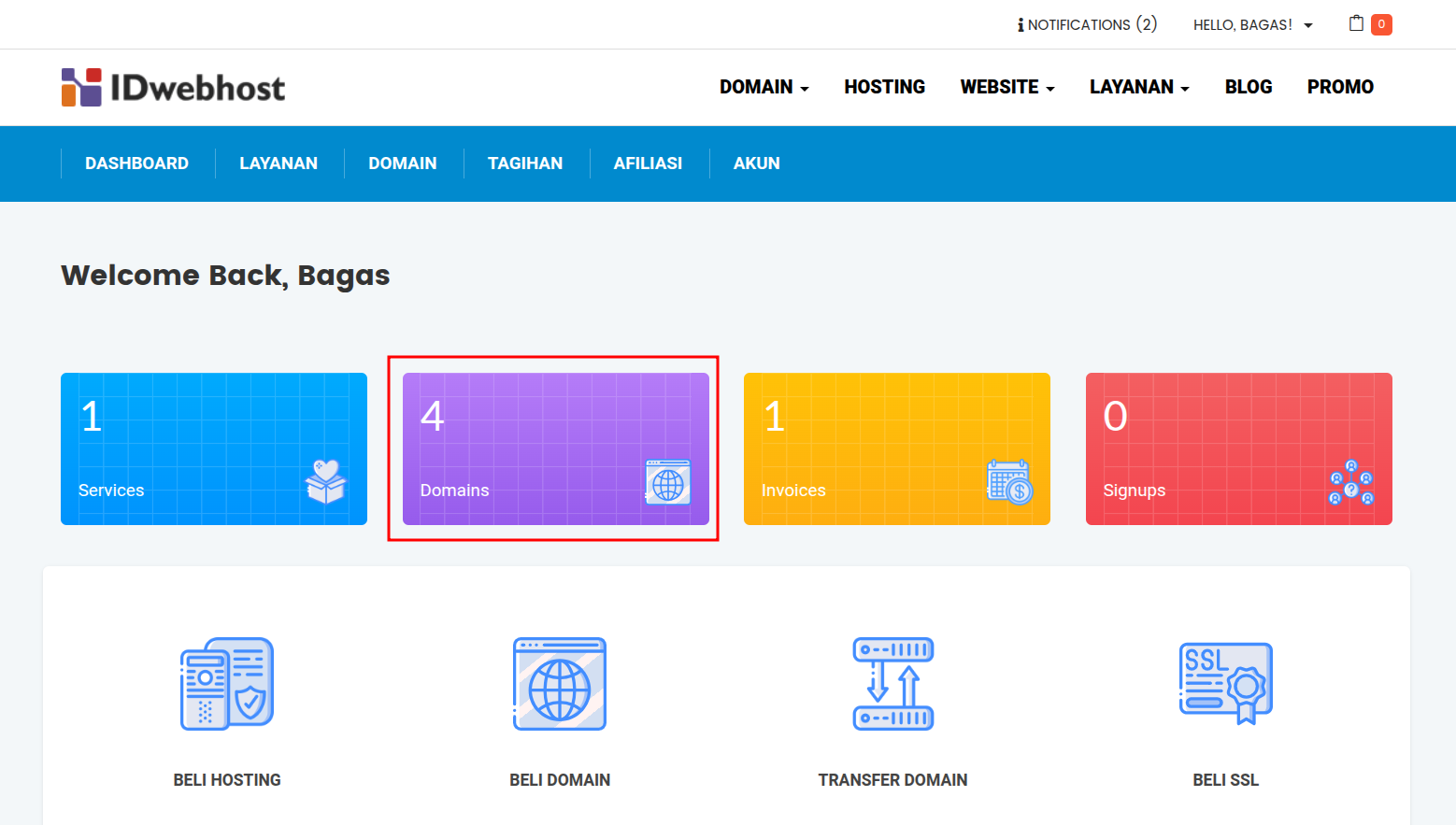 Cara custom domain Plugo di IDwebhost 