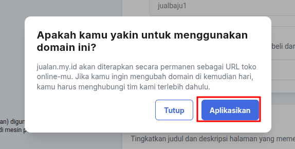 Cara custom domain Plugo di IDwebhost 