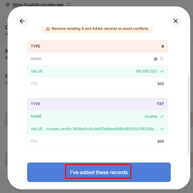 Custom Domain Lovable di IDwebhost